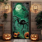 Halloween Spooky Door Covers Giant Green Spider SC013