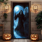 Halloween Spooky Door Covers Face Death SC046