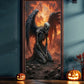 Halloween Spooky Door Covers Skeleton Angel of Death SC049