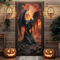 Halloween Spooky Door Covers Skeleton Angel of Death SC049