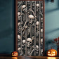 Halloween Spooky Door Covers Skeleton Breaking The Door SC051