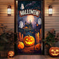 Halloween Spooky Door Covers Pumpkin & Ghost SC055