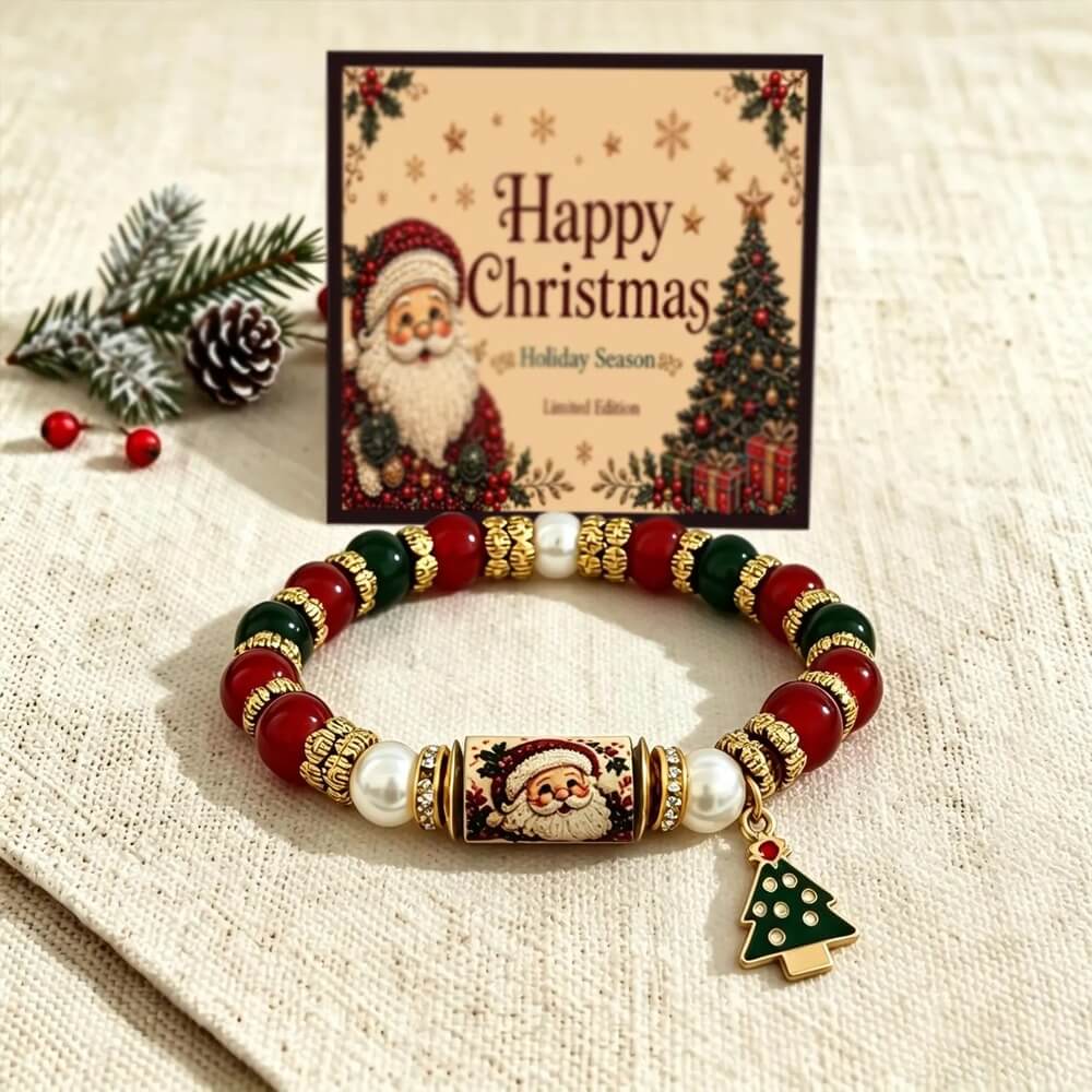 Christmas Stretch Bracelet | Holiday Jewelry for Women