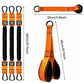 225 lbs Adjustable Resistance Band for Full-Body Strength Training (Arms, Back, Core and Shoulders)