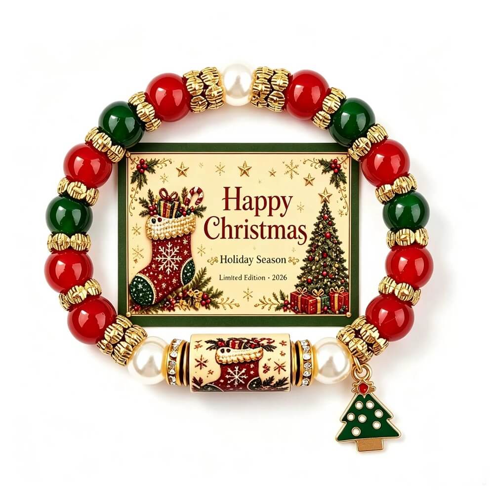 Christmas Stretch Bracelet | Holiday Jewelry for Women
