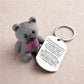 To My Granddaughter - Just Do Your Best - Inspirational Keychain