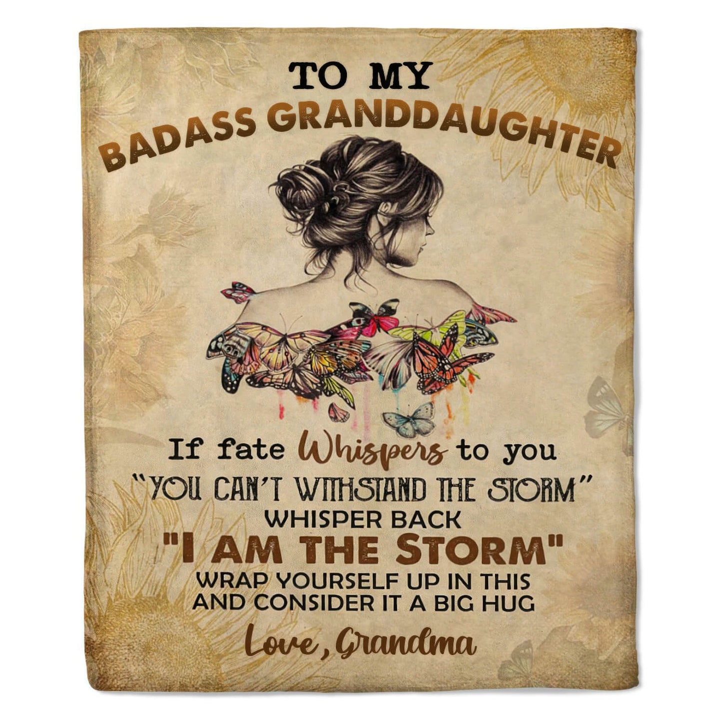 To My Daughter/Granddaughter - A945 - Premium Blanket