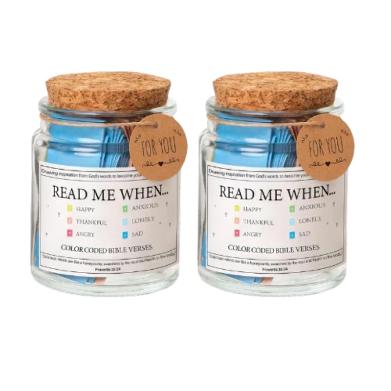 BIBLE VERSE JAR, READ MEWHEN...
