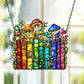 Vintage Mushroom Book - Acrylic Suncatcher