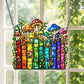 Vintage Mushroom Book - Acrylic Suncatcher