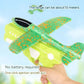 Kids foam airplane launcher toy for outdoor activities