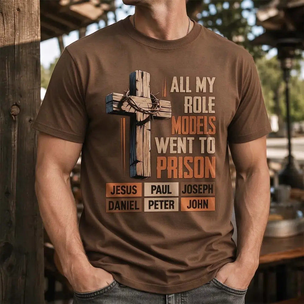All My Role Models Went to Prison Coffee T-Shirt 