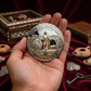 Alloy resurrection memorial coin with a traditional decorative finish