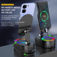 2025 Upgraded Cell Phone Stand with Induction Speaker/Power Bank/Atmosphere Light
