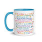 Ceramic mug featuring a positive affirmation design