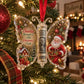 Butterfly money gift ornament styled for Christmas gifting
