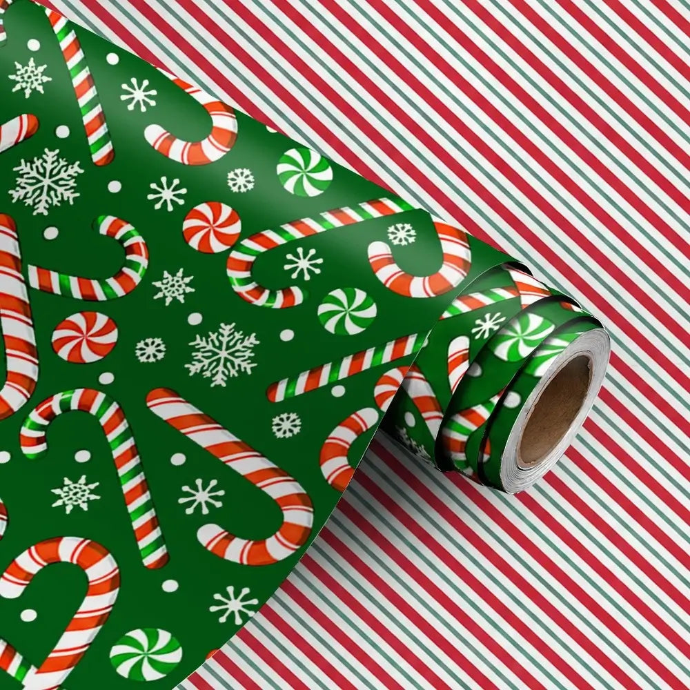 Christmas Gift Wrapping Paper Roll – Multiple Holiday Designs