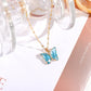 Crystal Butterfly Necklace