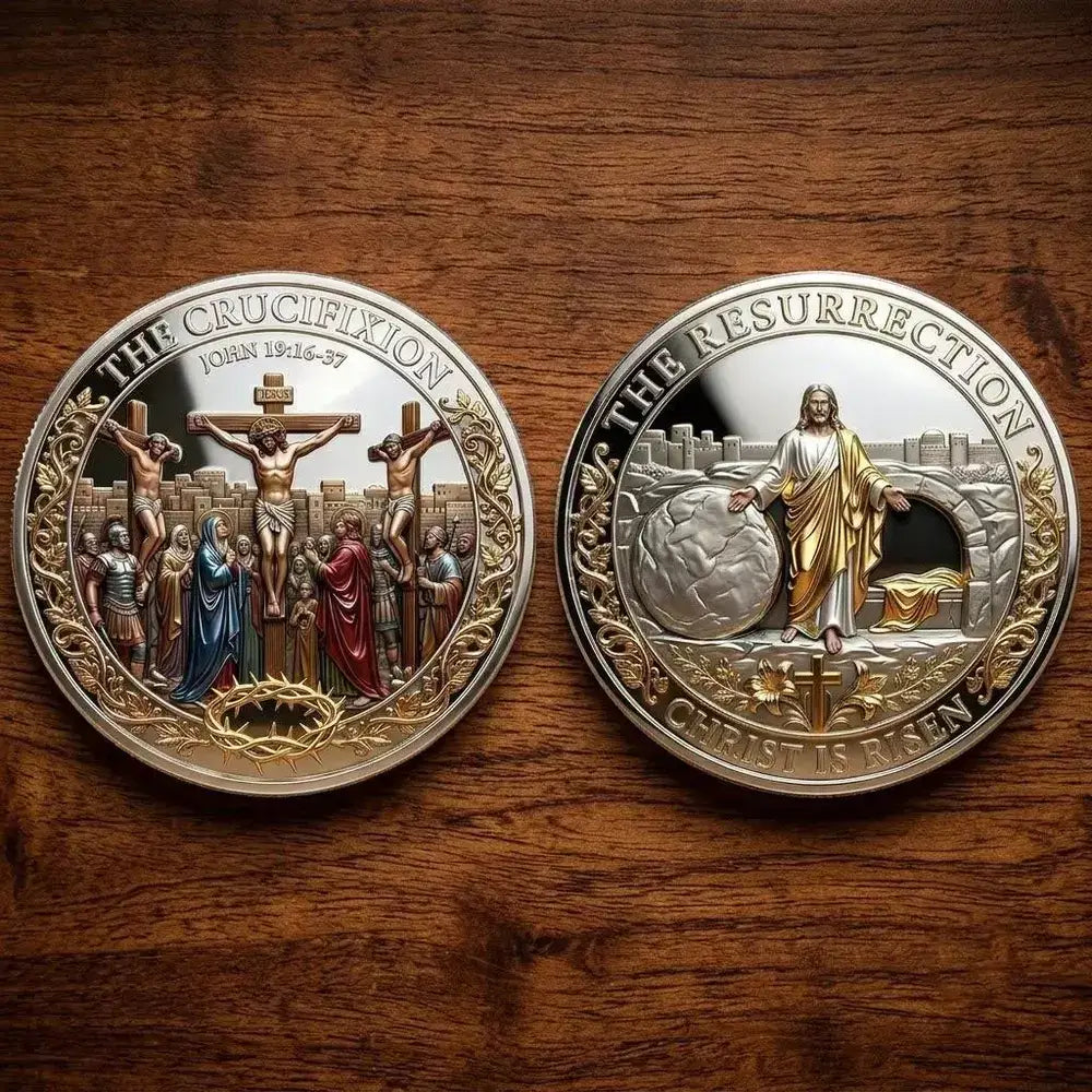 Christian faith keepsake coin for personal collection or display