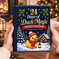 Duck advent calendar with 24 numbered compartments