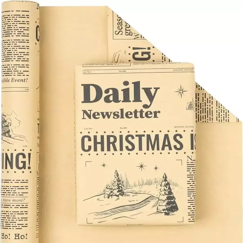 Christmas Gift Wrapping Paper Roll – Multiple Holiday Designs