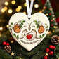 Ceramic Christmas ornament as a holiday keepsake