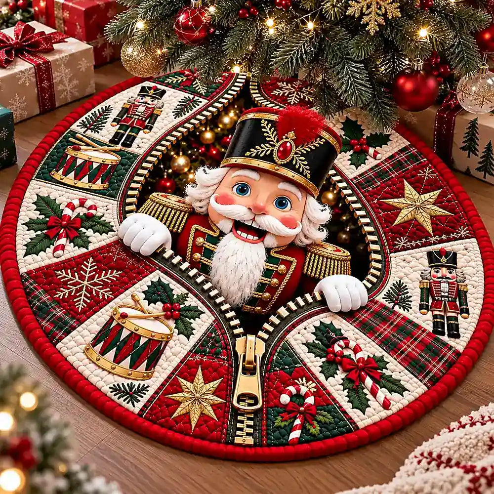 Christmas Nutcracker Round Rug - C058