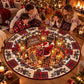 Christmas Santa Round Rug - C050