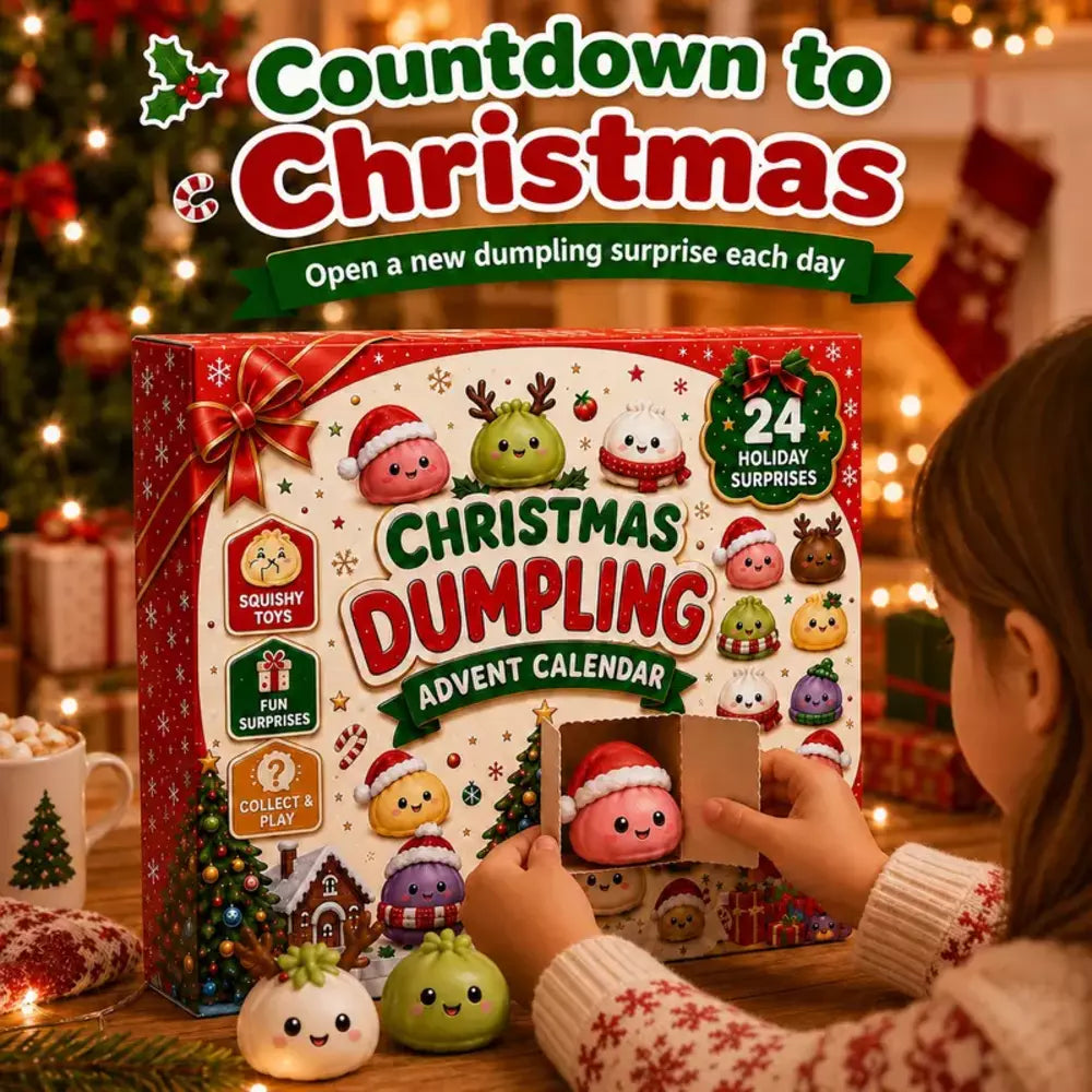 Christmas 2026 advent calendar filled with mini squishy surprise toys