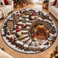 Christmas Sweet Gnome Round Rug - C063