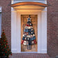 Christmas door cover measuring 90 by 200 centimetres