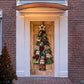 Christmas door cover measuring 90 by 200 centimetres