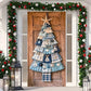 Christmas door cover featuring a starfish design