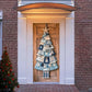 Christmas fabric door decoration displayed as holiday home decor