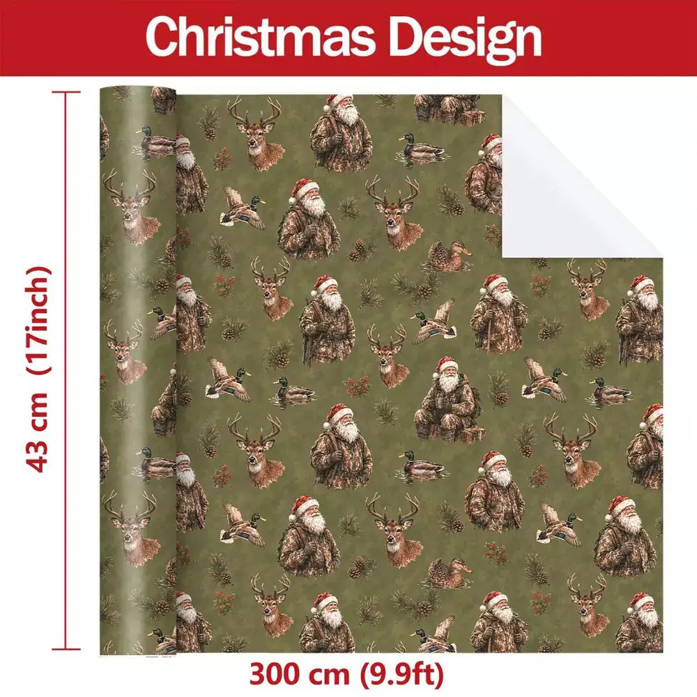 Christmas Gift Wrapping Paper Roll – Multiple Holiday Designs