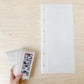 Clear photo album for organizing and storing photo booth strips