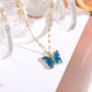 Crystal Butterfly Necklace