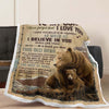 I Believe In You - A932 - Brown Bear Premium Blanket