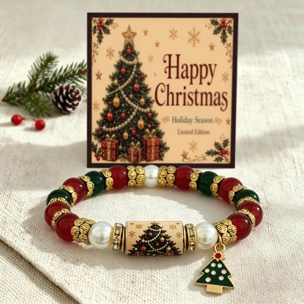 Christmas Stretch Bracelet | Holiday Jewelry for Women