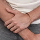 Retro Geometric Copper Bangle Bracelet For Unisex