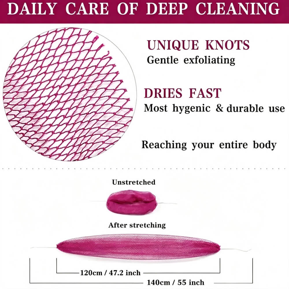 Exfoliating Net Bath Sponge