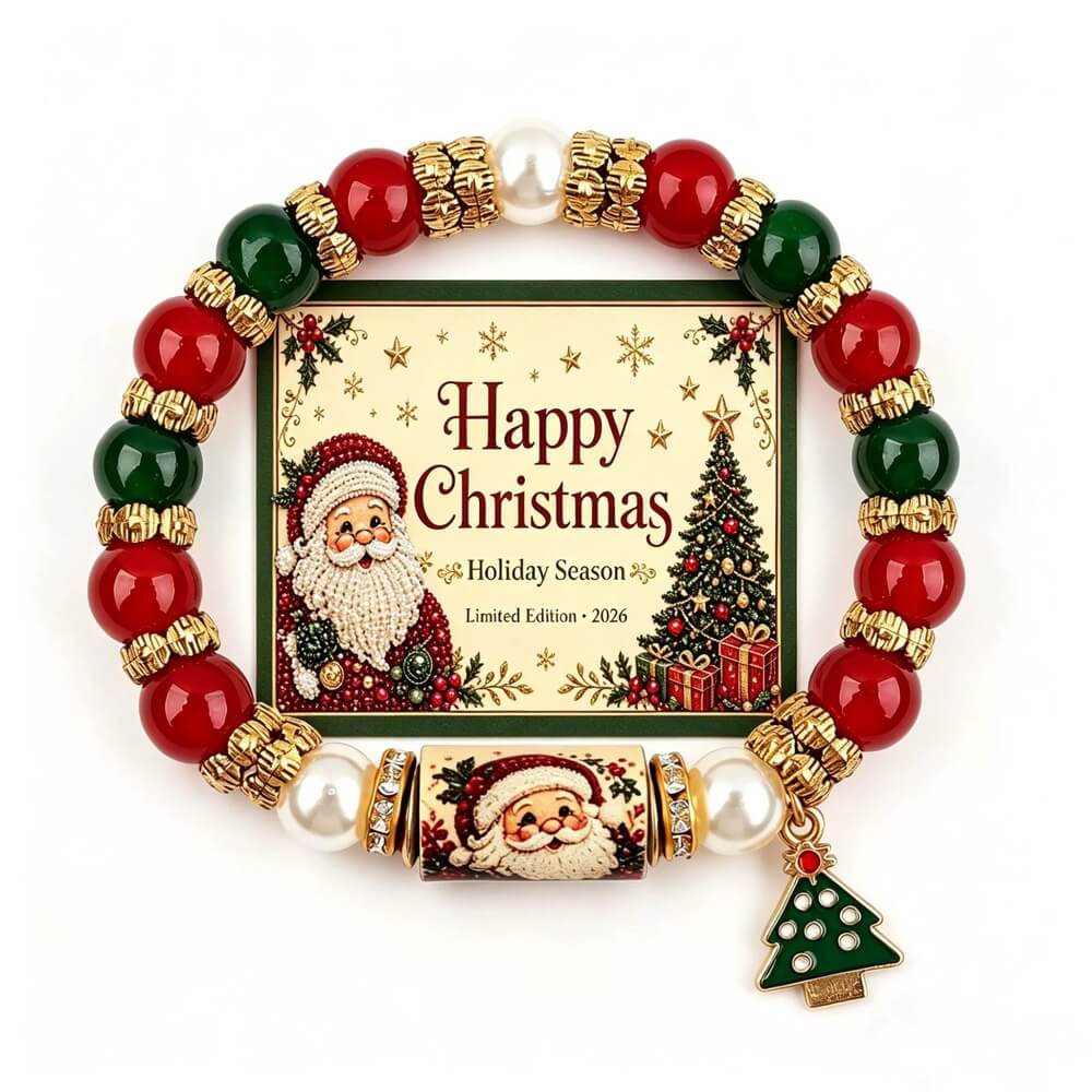 Christmas Stretch Bracelet | Holiday Jewelry for Women