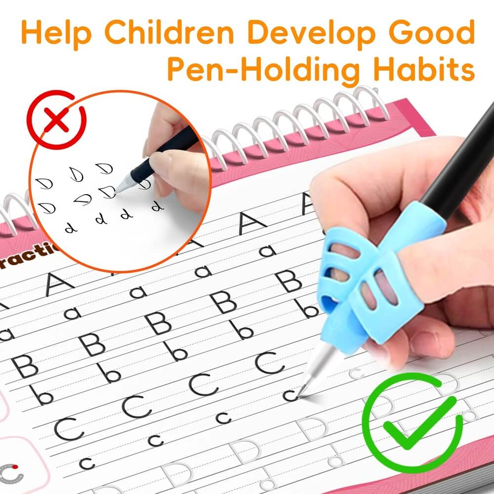 Reusable Grooved Handwriting Workbook for Kids