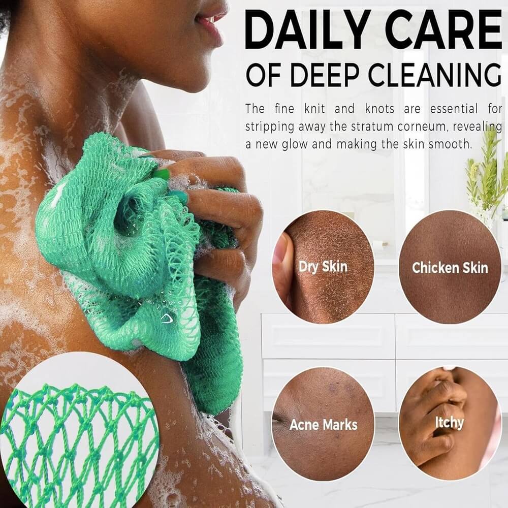 Exfoliating Net Bath Sponge