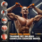 225 lbs Adjustable Resistance Band for Full-Body Strength Training (Arms, Back, Core and Shoulders)