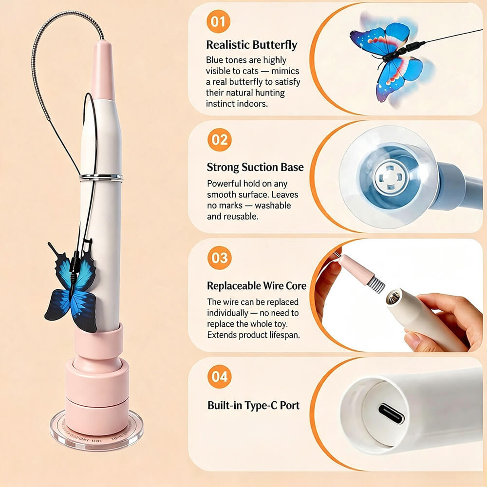 Smart Butterfly Cat Toy