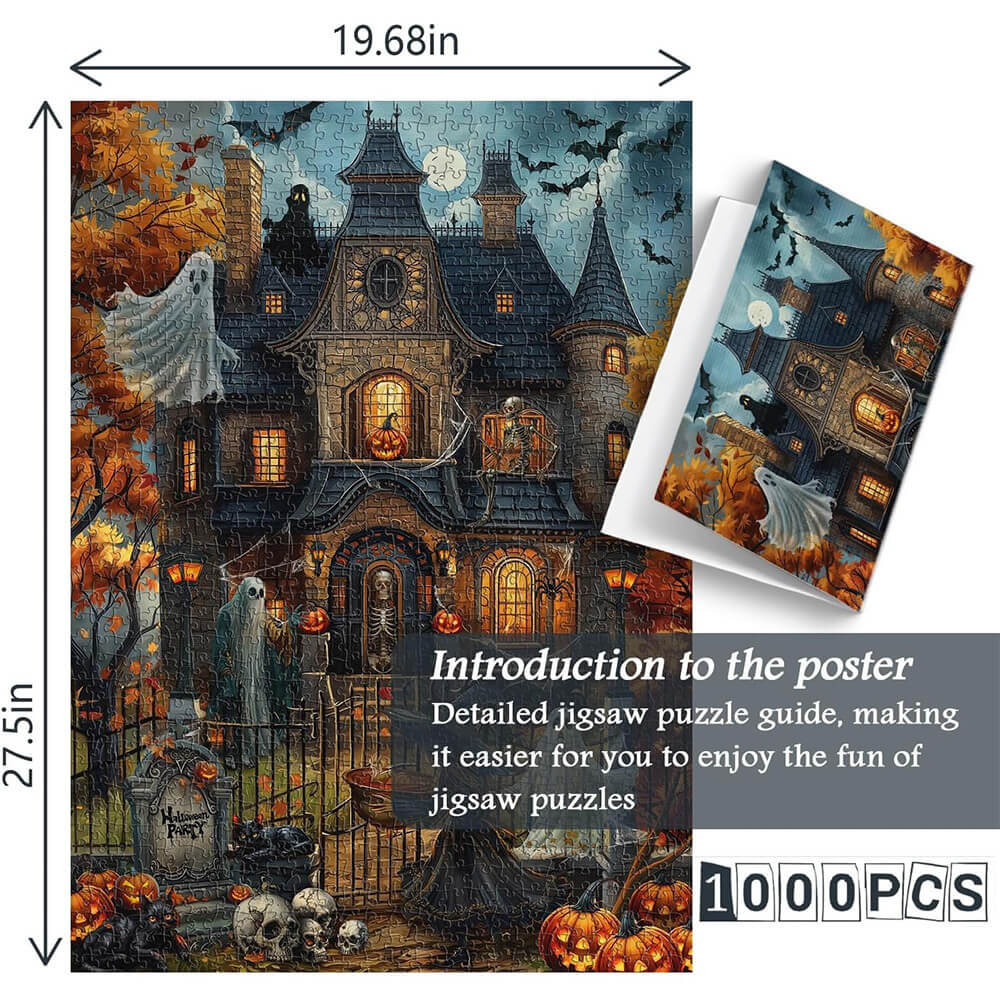 Haunted House Party Puzzle 1000-Piece
