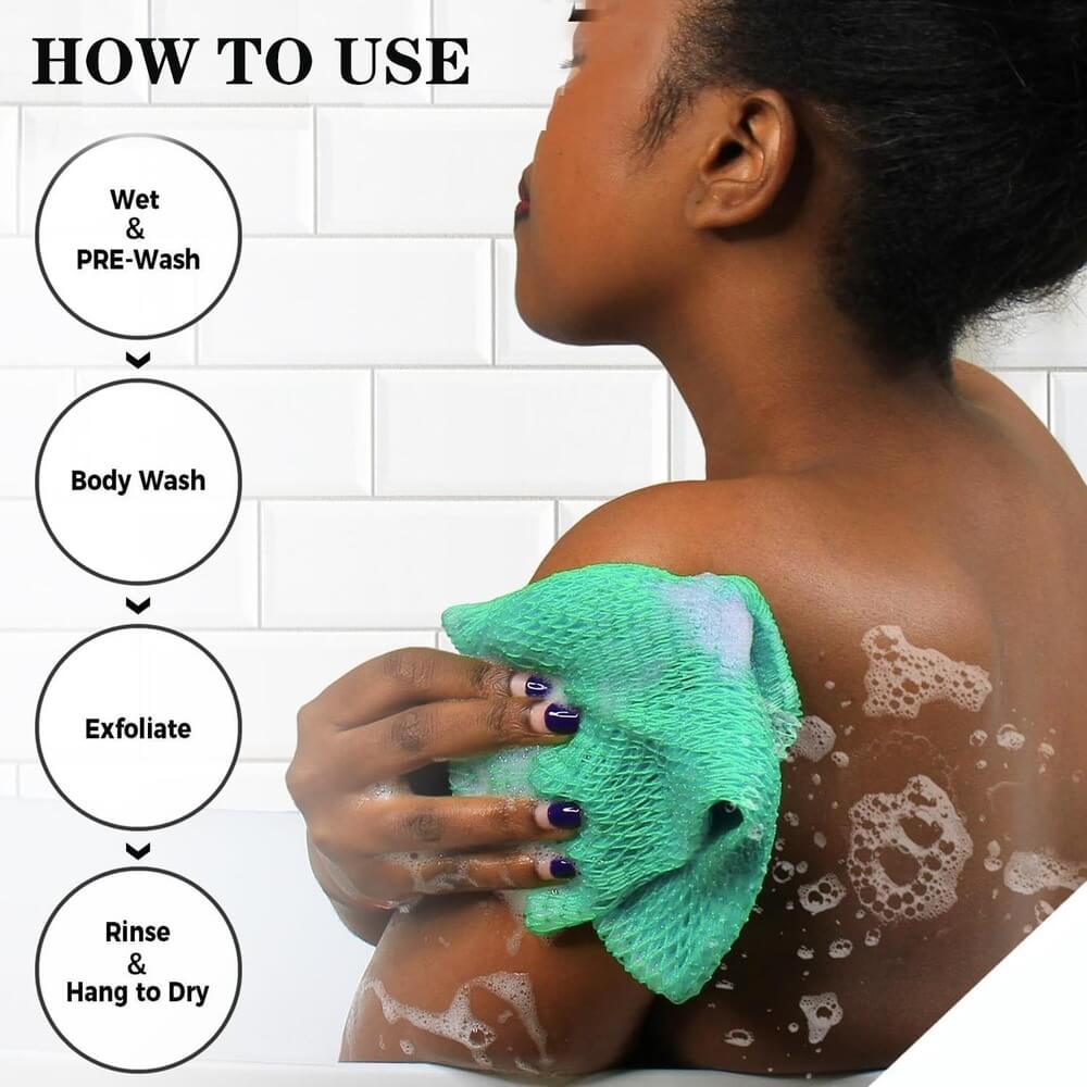 Exfoliating Net Bath Sponge