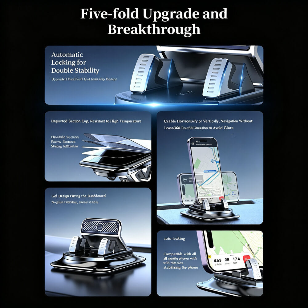 Car Phone Holder 360 Degree Rotation