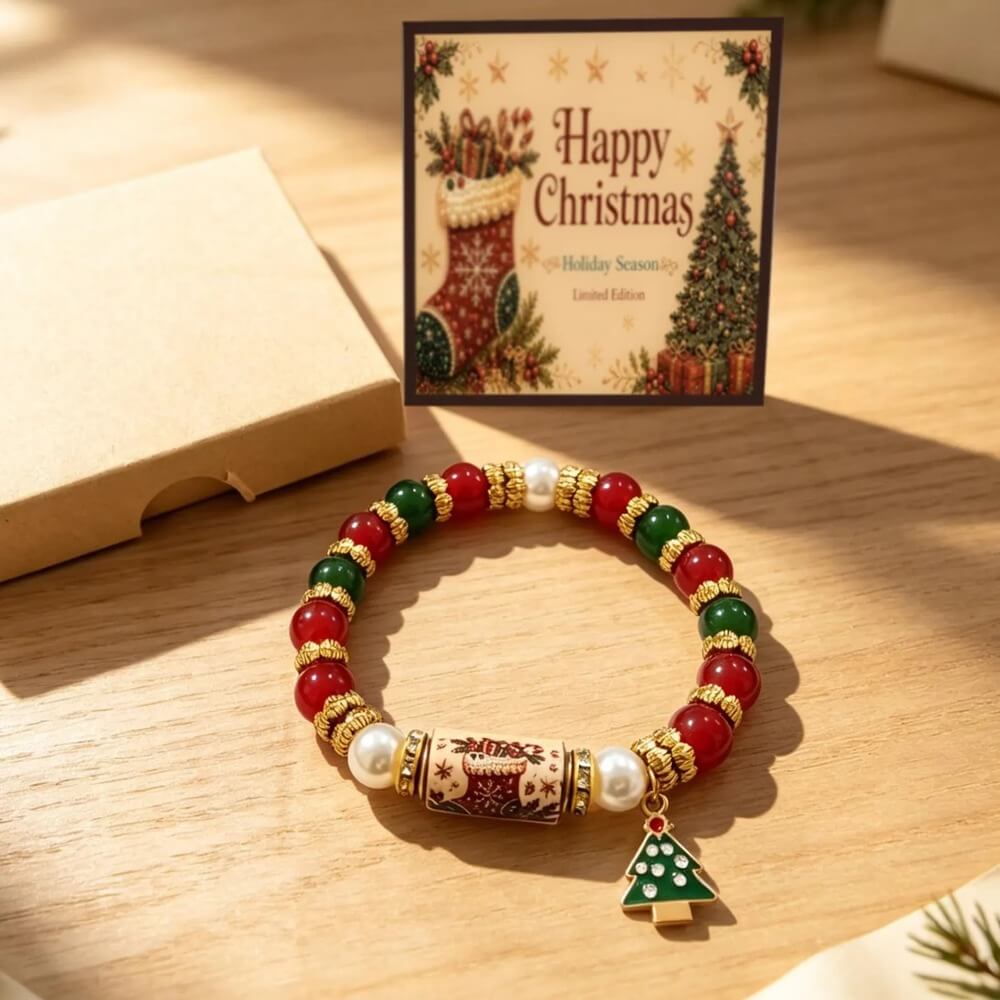 Christmas Stretch Bracelet | Holiday Jewelry for Women